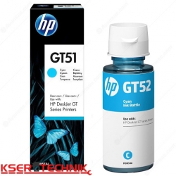 Tusz HP GT51 / GT52 cyan do drukarek Smart Tank 515 555 570 Ink Tank 415